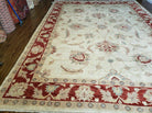 10' X 14' Vintage Handmade PESHAVAR CHOBI Pakistani Agra wool Carpet Nice - Jewel Rugs