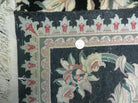 6' X 9' Handmade William Morris Arts & Craft Chinese Wool Rug Carpet Black Nice - Jewel Rugs