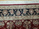 8' X 10' Vintage Handmade India Wool Silk Accents Rug Hand Knotted Organic Nice - Jewel Rugs