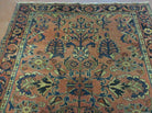 5' X 6' Antique Handmade India Floral Oriental Wool Rug Veg Dyes Organic Red Classical Traditional Home Décor - Jewel Rugs