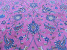 12' X 20' Antique Handmade India Wool Rug Fuchsia Purple Hand Knotted Nice - Jewel Rugs