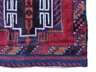 3 X 5 Vintage Handmade Tribal Wool Rug Balouchi Rug Afghan Rug Red Beige Nice - Jewel Rugs