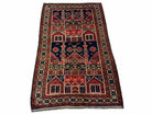 3' X 5' New Vintage Handmade Pakistani Tribal Balouchi Wool Rug Organic Dyes - Jewel Rugs