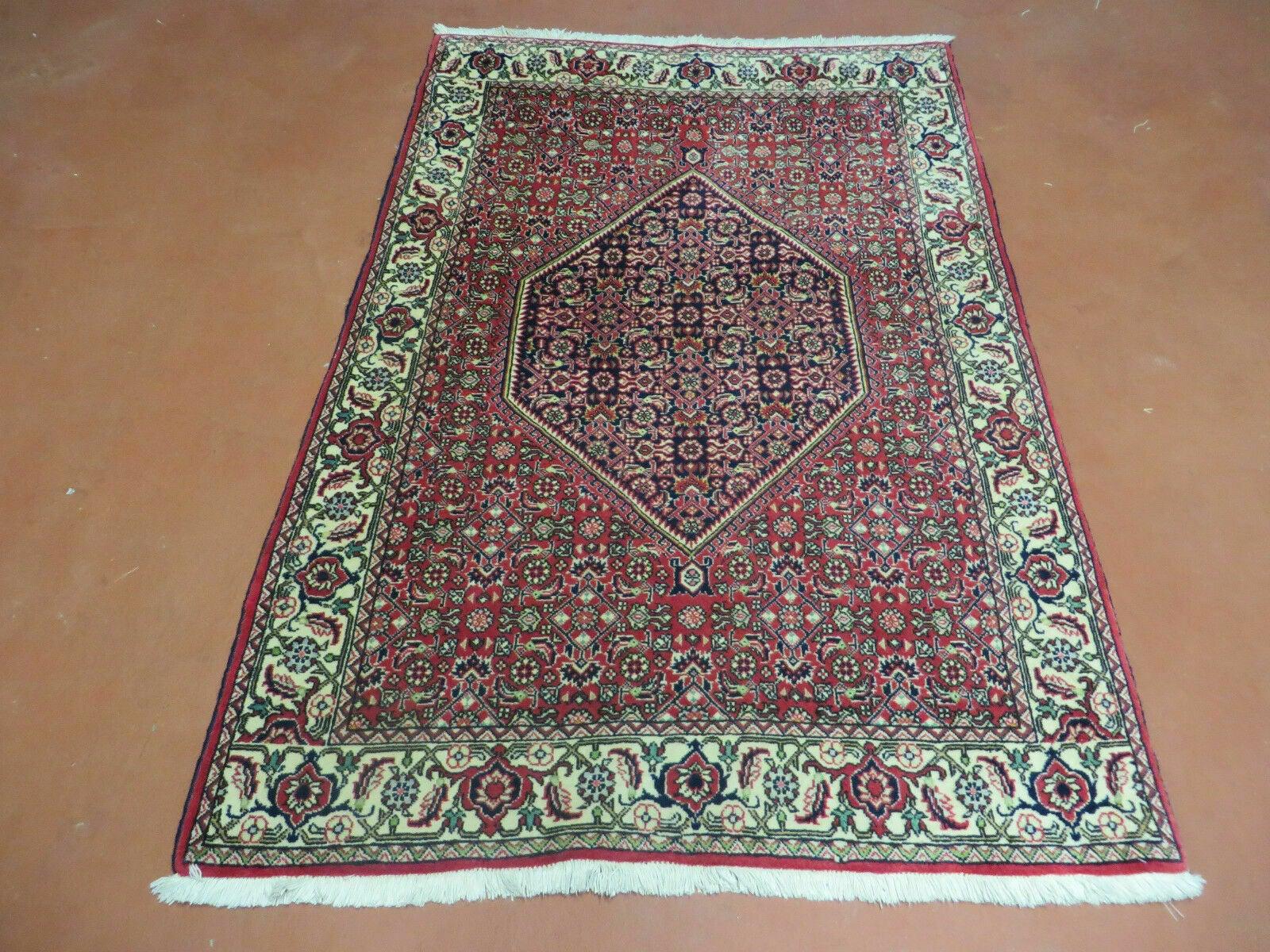 3' X 4.5' Vintage Handmade India Amritsar Floral Oriental Fine Wool Rug Nice - Jewel Rugs