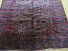 5' 8" X 10' 9" Antique Handmade Afghani Wool Rug Balouhi Tribal Veg Dye Kalegy - Jewel Rugs