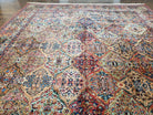 10x14 Karastan Multicolor Panel Kirman Rug #700/717, Multipanel Karastan Carpet, 10 x 14 Wool Karastan Rug, Discontinued Original Karastan - Jewel Rugs