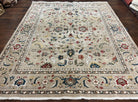 Ralph Lauren Rug 8x10 ft, Beige Room Sized Carpet 8 x 10, Persian Design Rug, Floral Allover Rug, Traditional Area Rug, Oriental Rug - Jewel Rugs