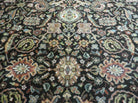 8'8" X 10'6" Karastan Chahar Mahal Sultanabad Pattern # 608 Wool Rug Dark Brown - Jewel Rugs