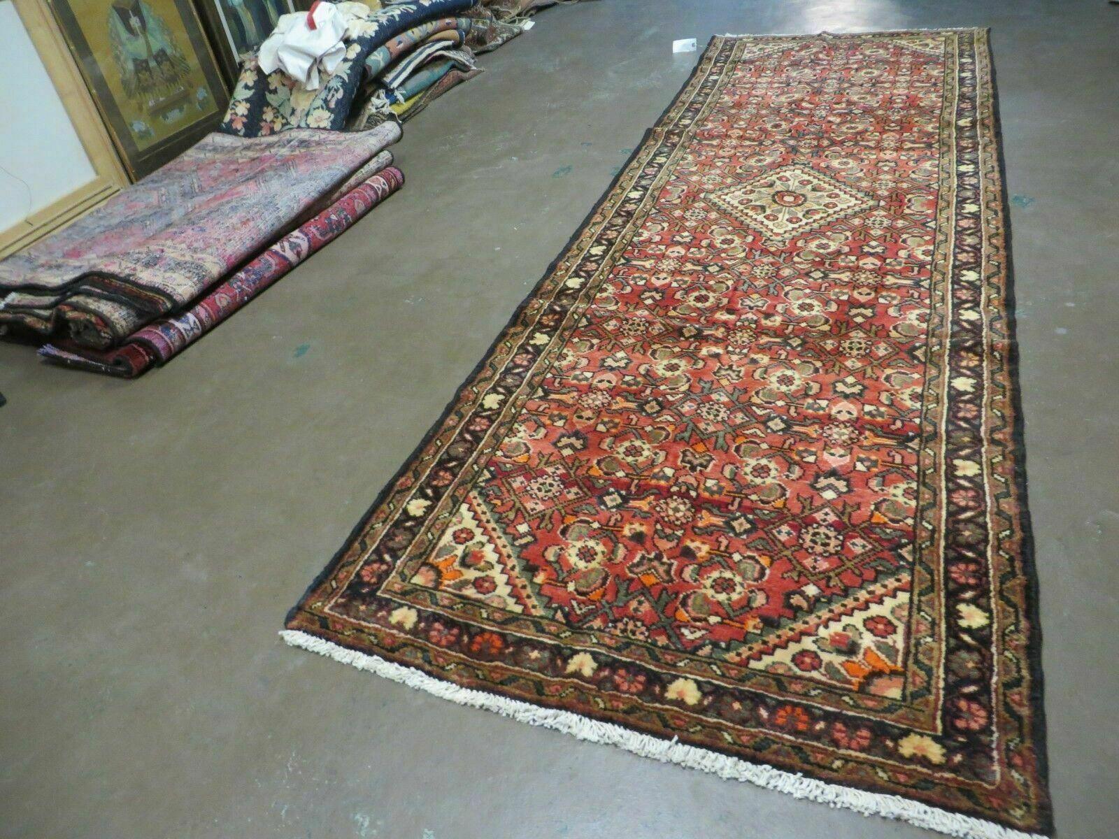 3' 4"X 10' 6" Antique Handmade Turkish Wool Runner Rug - Jewel Rugs