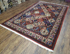 Semi Antique Persian Bakhtiari Rug, Wool, Hand-Knotted, 5'4" x 8' - Jewel Rugs