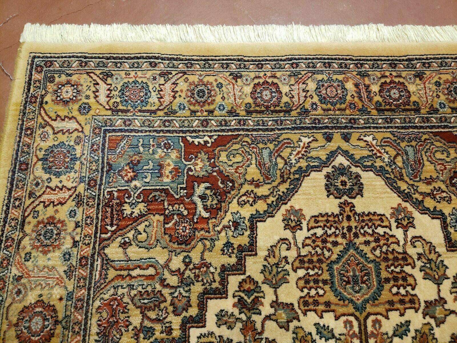 3' 11" X 6' Beshir Wool Power Loomed Rug Herizz Moth Proof Beauty - Jewel Rugs