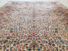 Karastan Kirman Rug, Karastan Floral Kirman #742, Wool Karastan Carpet, Vintage Karastan Area Rug, Original Karastan Rug, Large, 8'7" x 15' - Jewel Rugs