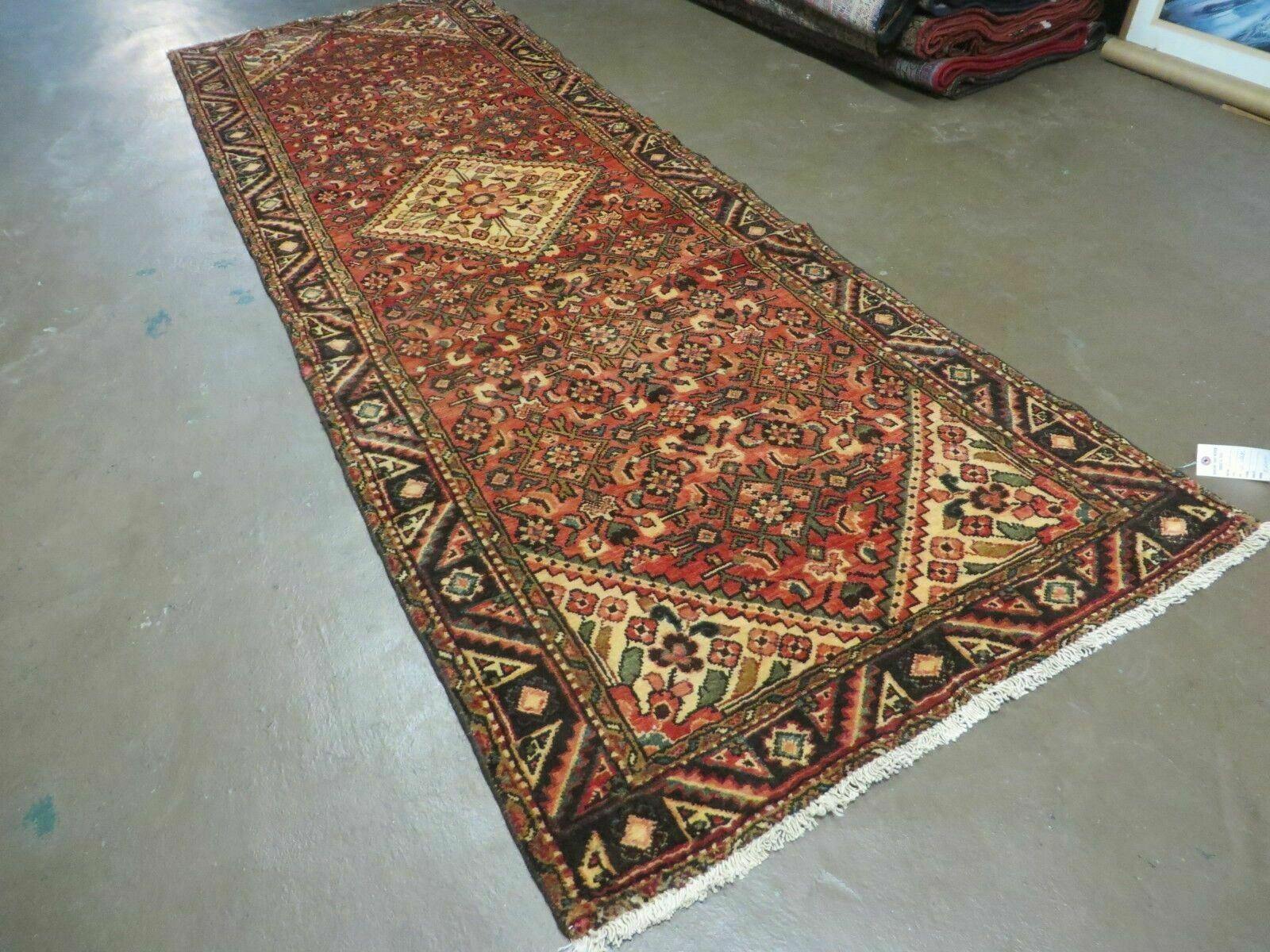 3' 5" X 10'4" Antique Handmade Turkish Wool Runner Rug - Jewel Rugs