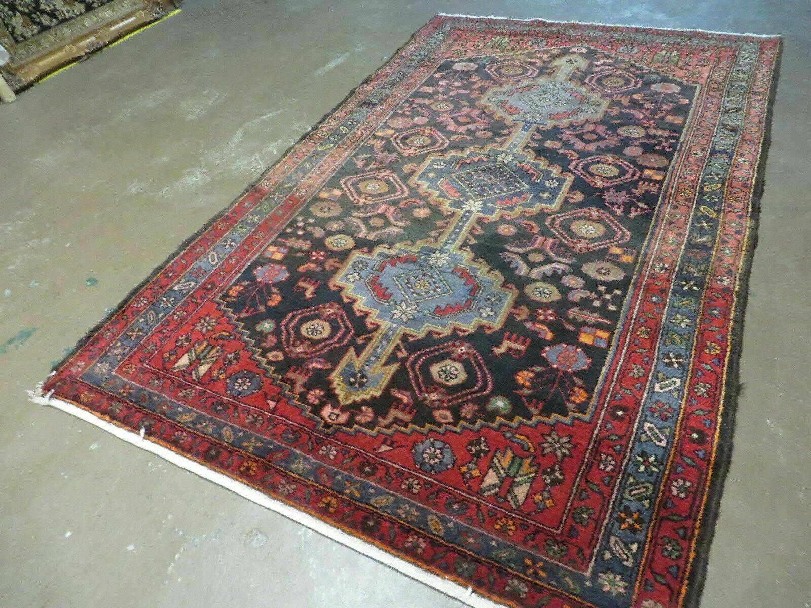 4' 6" X 7' Antique Handmade Turkish Wool Rug Veg Dye Nice - Jewel Rugs