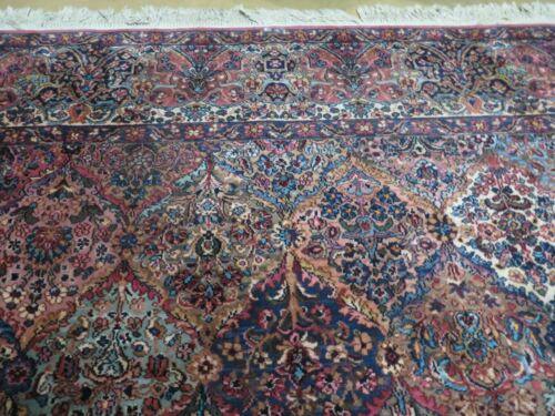 10' X 14' Karastan #700 Multicolor Panel Kirman # 717 Wool Rug American Beauty - Jewel Rugs