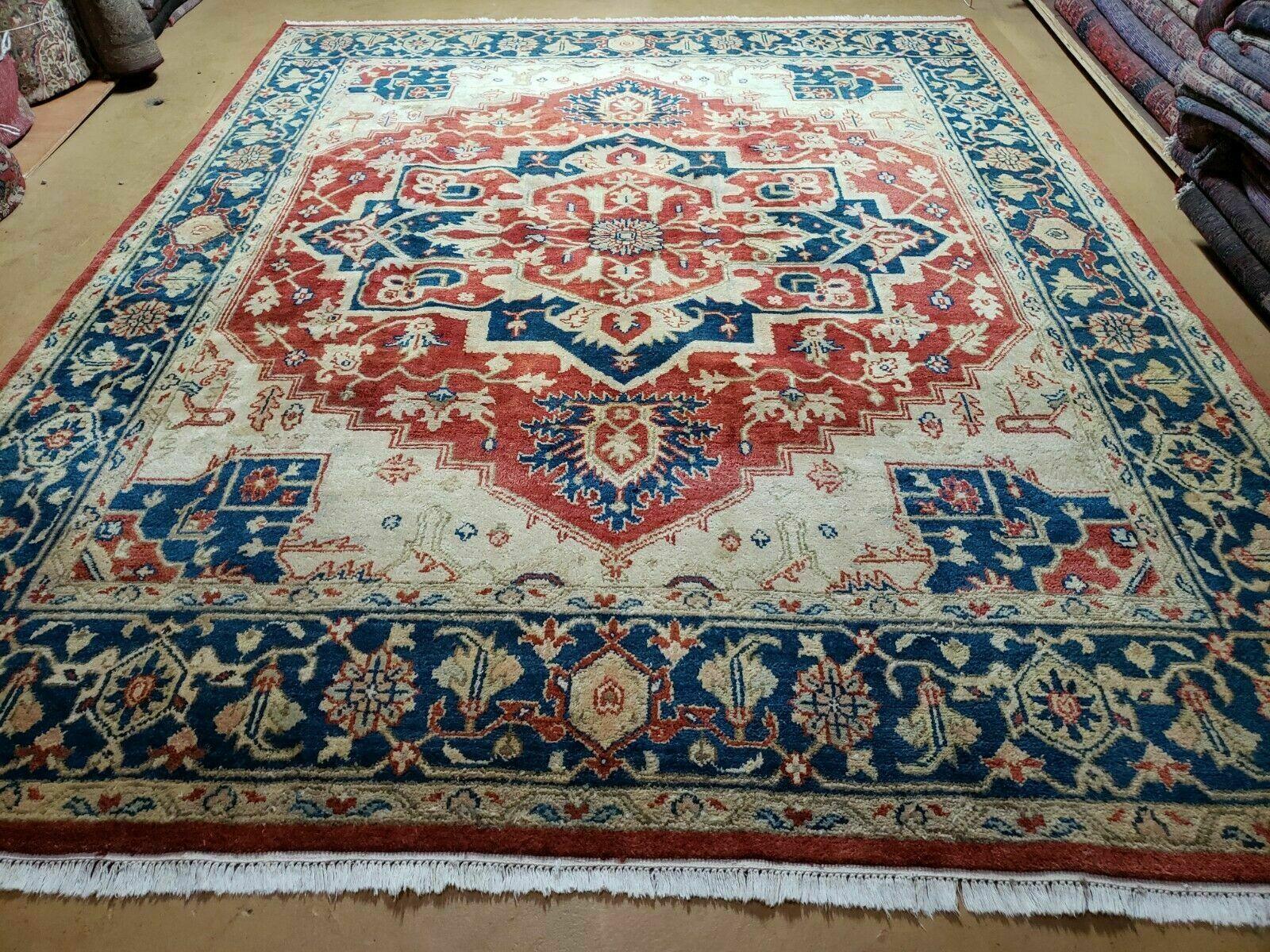 8' X 10' Vintage Handmade Turkish Wool Rug Nice - Jewel Rugs