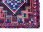 2'11" X 4'6" Vintage Handmade Tribal Wool Rug Balouchi Rug Afghan Rug Geometric - Jewel Rugs