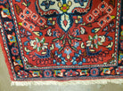 2' 5" X 4' 3" Semi Antique Handmade Wool India Floral Oriental Rug Red Nice - Jewel Rugs