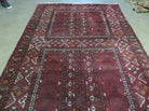 5' X 8' Antique Handmade Fine Tekkeh Turkoman Engsi Hatchli 4 Seasons Wool Rug Bohemian Boho Home Décor - Jewel Rugs