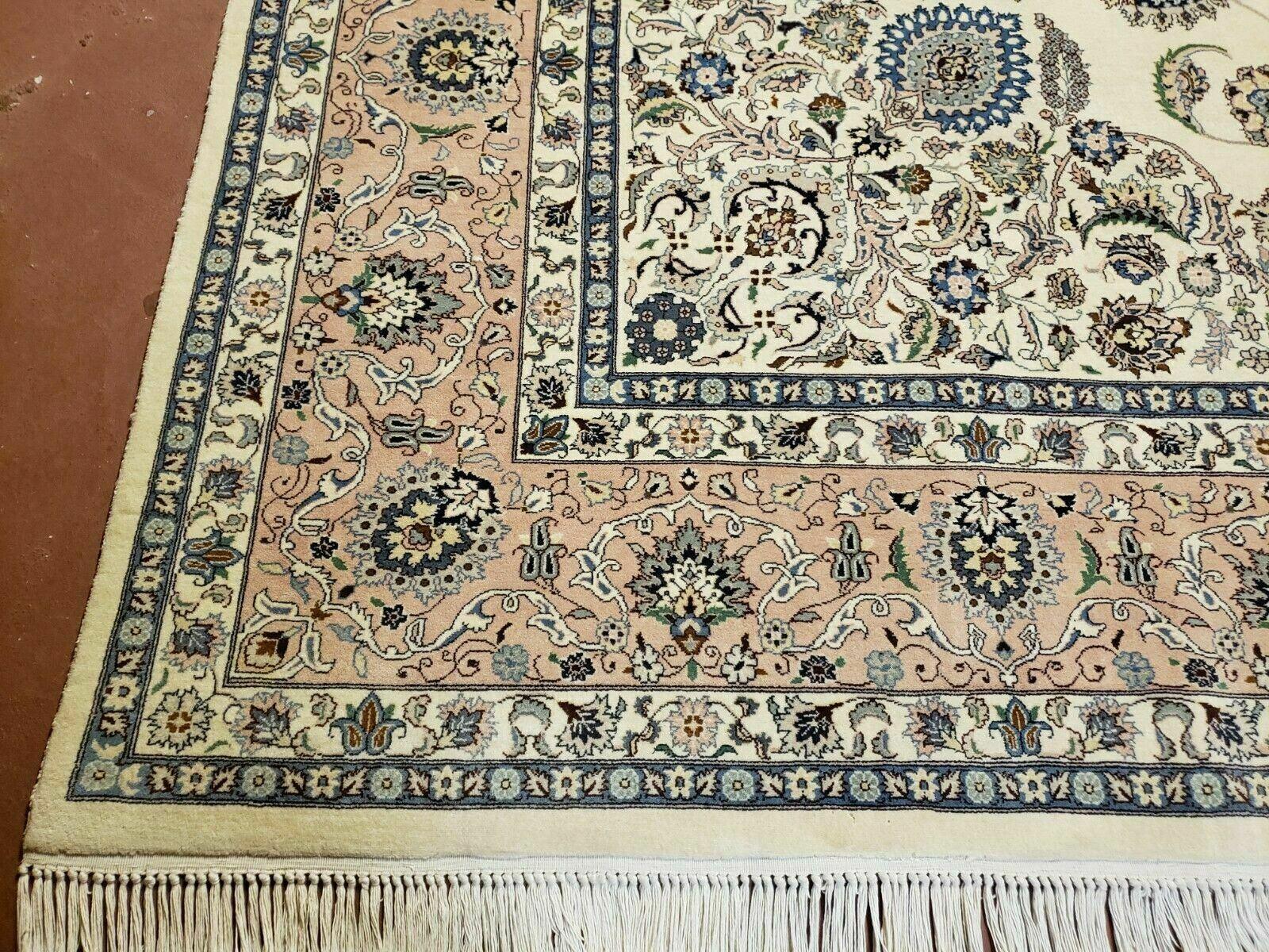 9' X 12' Vintage Fine Handmade Pakistan Oriental Wool Rug Carpet Hand Knotted - Jewel Rugs