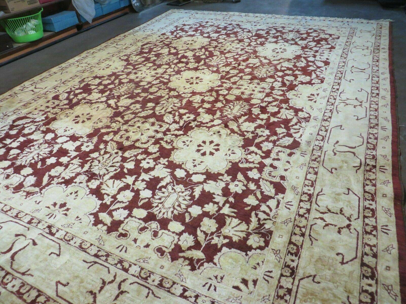 10' X 15' Hand Made Pakistan Wool on Cotton Rug Peshawar # 200A - Jewel Rugs