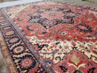 Antique One-of-a-Kind Oversized Heriz Serapi Rug, 11'5" x 15' - Jewel Rugs