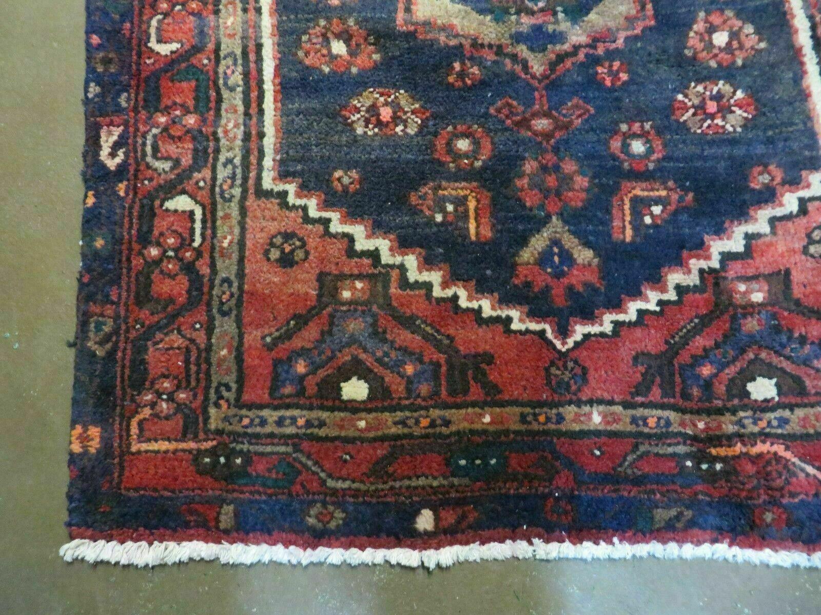 3' X 9' Antique Handmade Turkish Anatolian Wool Rug Veg Dye Runner - Jewel Rugs