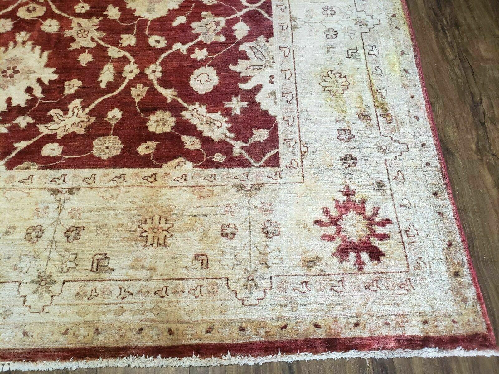 8' X 10' Handmade Peshawar Floral Oriental Wool Rug Hand Knotted Carpet Nice - Jewel Rugs