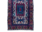 3 X 5 Vintage Handmade Tribal Wool Rug Balouchi Rug Afghan Rug Red Beige Nice - Jewel Rugs