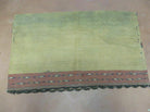 2.5' X 4' Antique Handmade Turkoman Tribal Wool Rug Cushion Case Yamud Stripped - Jewel Rugs