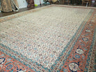 11' X 18' One-of-a-Kind Pakistan Hand-Knotted Wool Rug IVORY Nice Handmade - Jewel Rugs