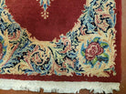 2' X 4' Handmade Chinese Floral Oriental Wool Rug Carpet Nice Red - Jewel Rugs