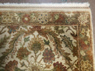 2' 3" X 4' 3" Vintage Handmade India Mahal Wool Rug Veg Dyes Tea Wash Nice - Jewel Rugs