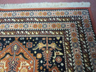 8' x 11' Vintage Power Loomed Couristan European Wool Rug Belgium Birds Nice - Jewel Rugs