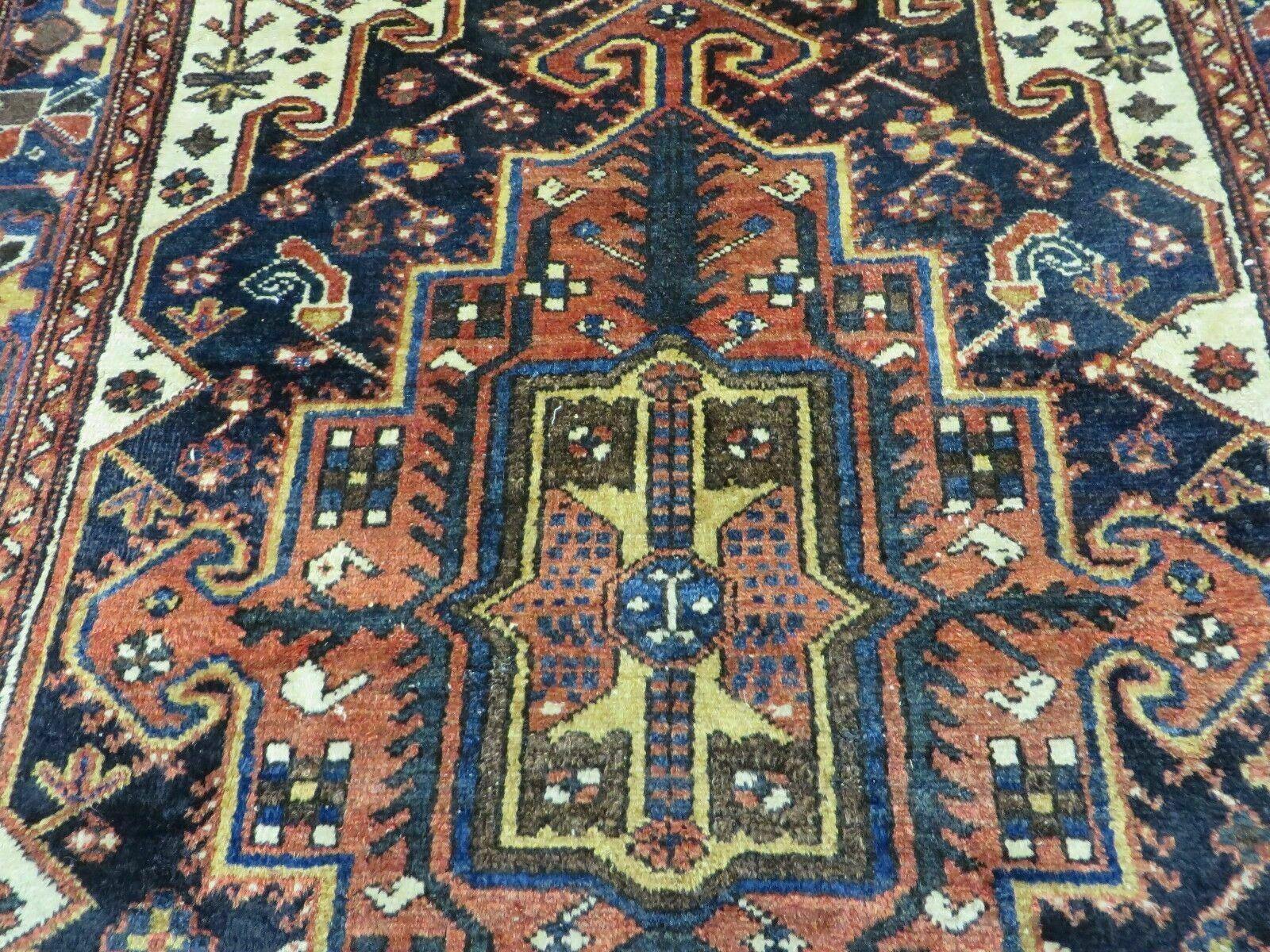 4' X 6' Antique Turkish Rug Handmade Wool Details Carpet Nice - Jewel Rugs