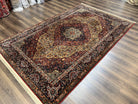 Karastan Rug 5.9 x 9 Medallion Kirman #700/718, Original Karastan Collection 700 Series, Discontinued Wool Karastan Carpet Vintage 6x9 Rug - Jewel Rugs