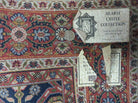 4' X 6' Vintage Fine Handmade India Floral Oriental Wool Rug Carpet Blue Red - Jewel Rugs