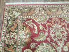 6' X 9' Hand Knotted Indian Sultanabad Agra Wool Rug Vegetable Dyes Handmade - Jewel Rugs