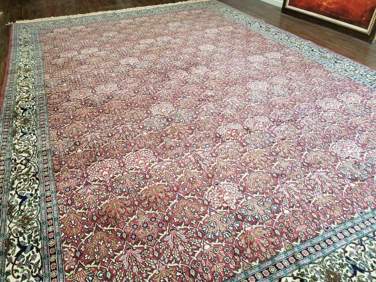 10' X 15' One-of-a-Kind Pakistan Hand-Knotted Wool Rug Red - Jewel Rugs