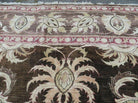 13' X 16' Vintage Handmade Peshawar Oushak Wool Rug Carpet Nice - Jewel Rugs