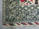 6' X 9' Vintage Handmade Afghan Baloch Turkoman Wool Carpet Signed Master Weaver - Jewel Rugs