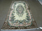 4' X 7' Vintage Handmade Knotted Turkish Oushak Medallion Wool Rug Carpet Nice - Jewel Rugs