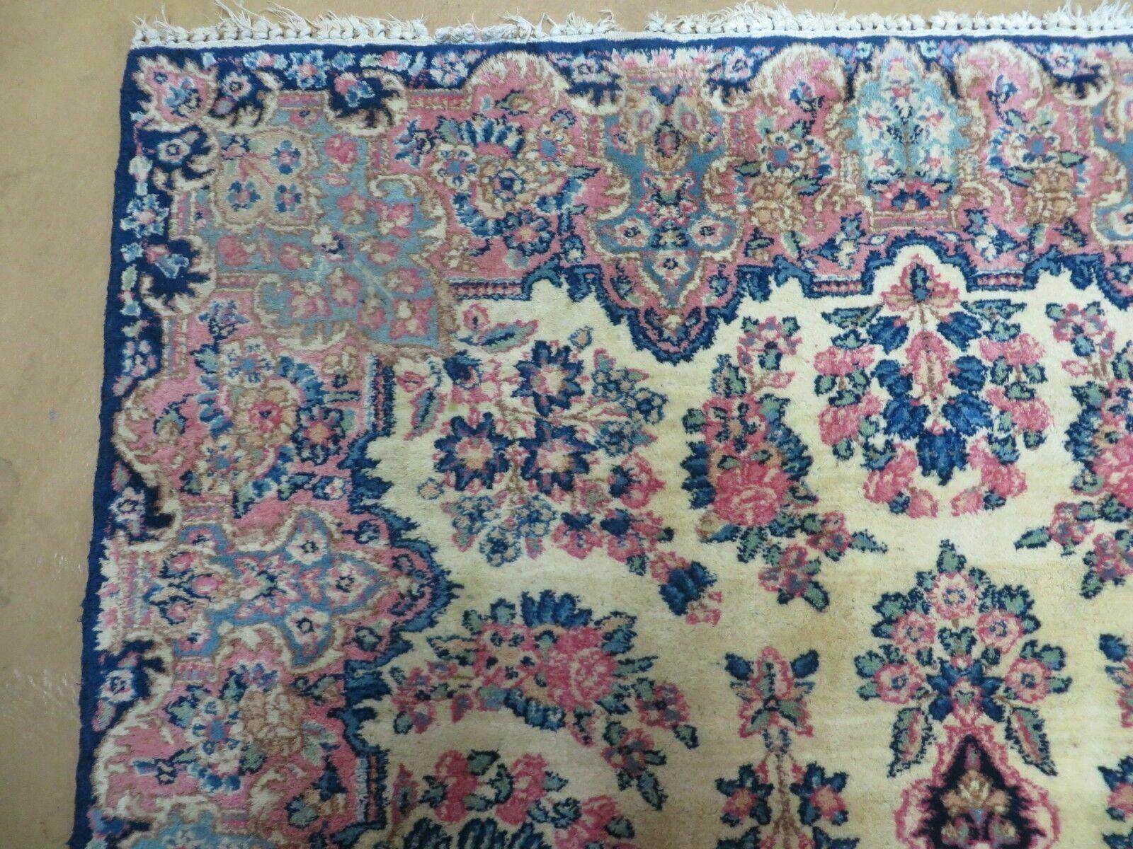 4' X 6' Antique Handmade Indian Floral Oriental Wool Rug Medallion Nice - Jewel Rugs