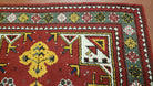 6.5 x 9.1 Power-Loomed Rug Central Medallion Tribal Design Red Blue Yellow Area Rug 6x9 7x9 Colorful Carpet Moroccan Style Boho Rug - Jewel Rugs