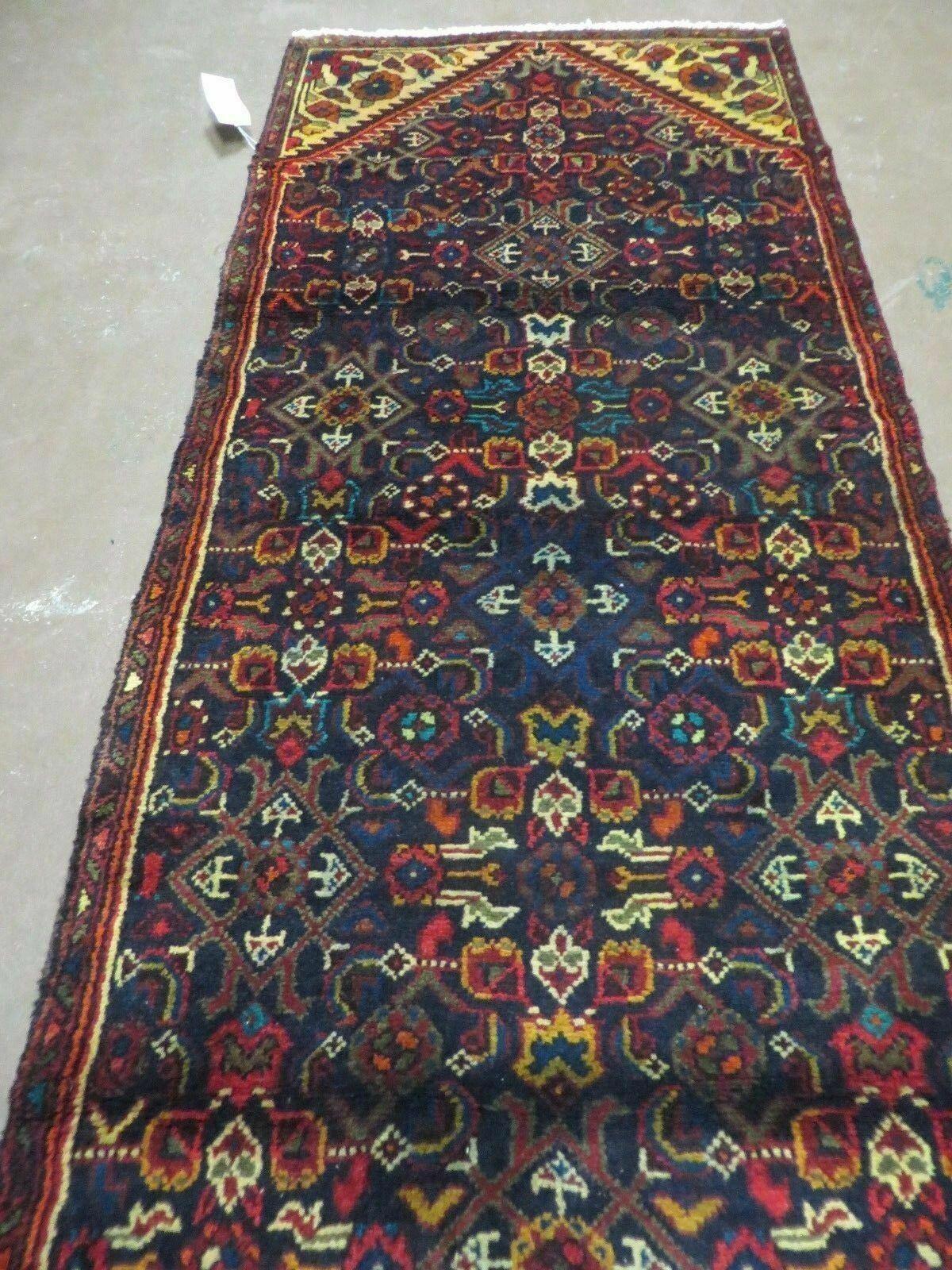 3' X 9' Antique Handmade Turkish Wool Rug Vegy Dyes Runner Nice - Jewel Rugs