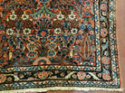 3' X 5' Antique Handmade India Floral Oriental Wool Rug Veg Dyes Red Nice - Jewel Rugs