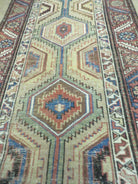 3'4" X 12' Antique Hand Made Turkish Wool Rug Runner Carpet Camel Hair Nice - Jewel Rugs