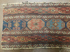 17' X 40" Antique Handmade Soumak Sumak Wool Rug Flat Weave - Jewel Rugs