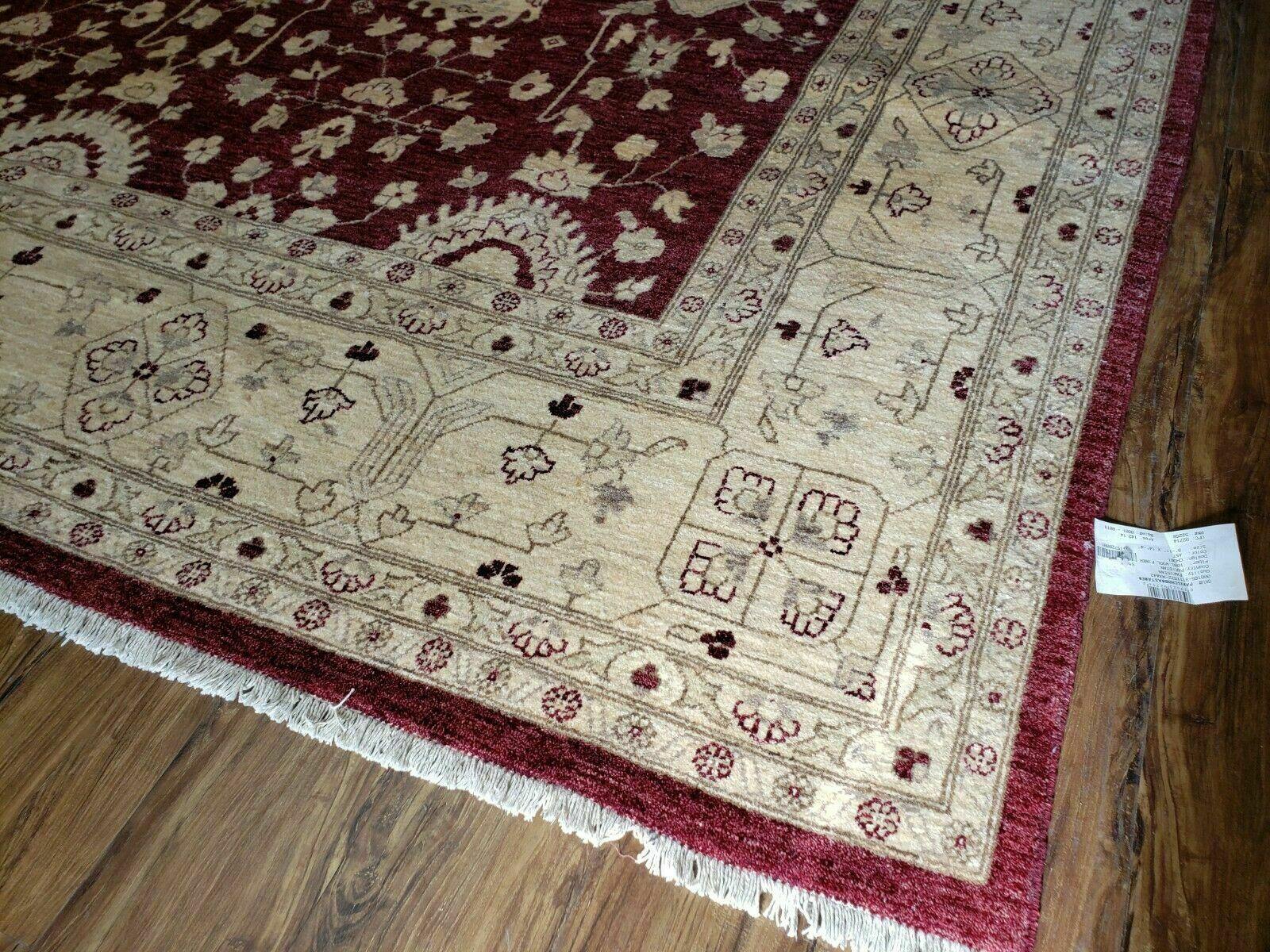 10' X 14' Vintage Handmade PESHAVAR CHOBI Pakistani Agra wool Carpet Nice - Jewel Rugs