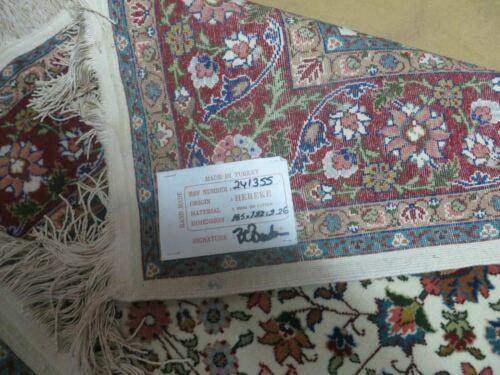 4' X 6' Vintage Hand Made Fine Turkish Hereke Rug Wool On Cotton Carpet Nice - Jewel Rugs